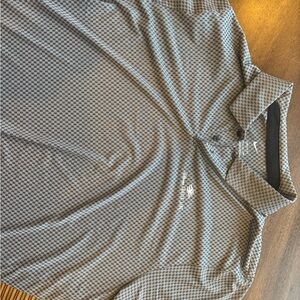 Disney Cruise Line Nike Black and Gray Patterned Polo Shirt 2xl unworn